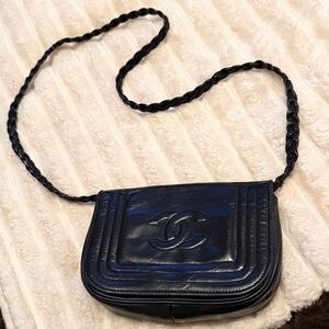 Chanel Vintage Lambskin Flap Shoulder Bag